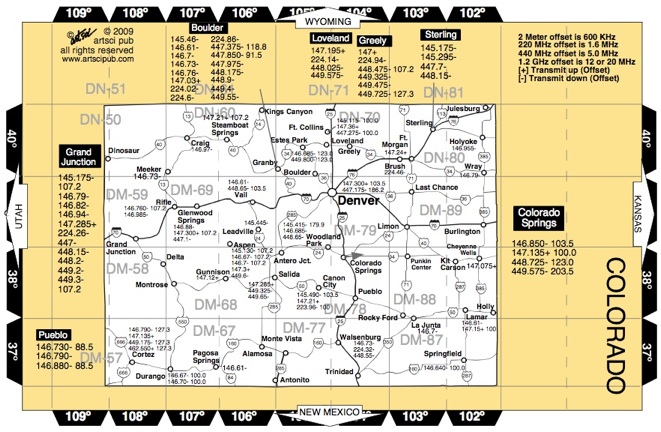 Amateur Radio Repeater Mapbook For Ham Radio And Related Products